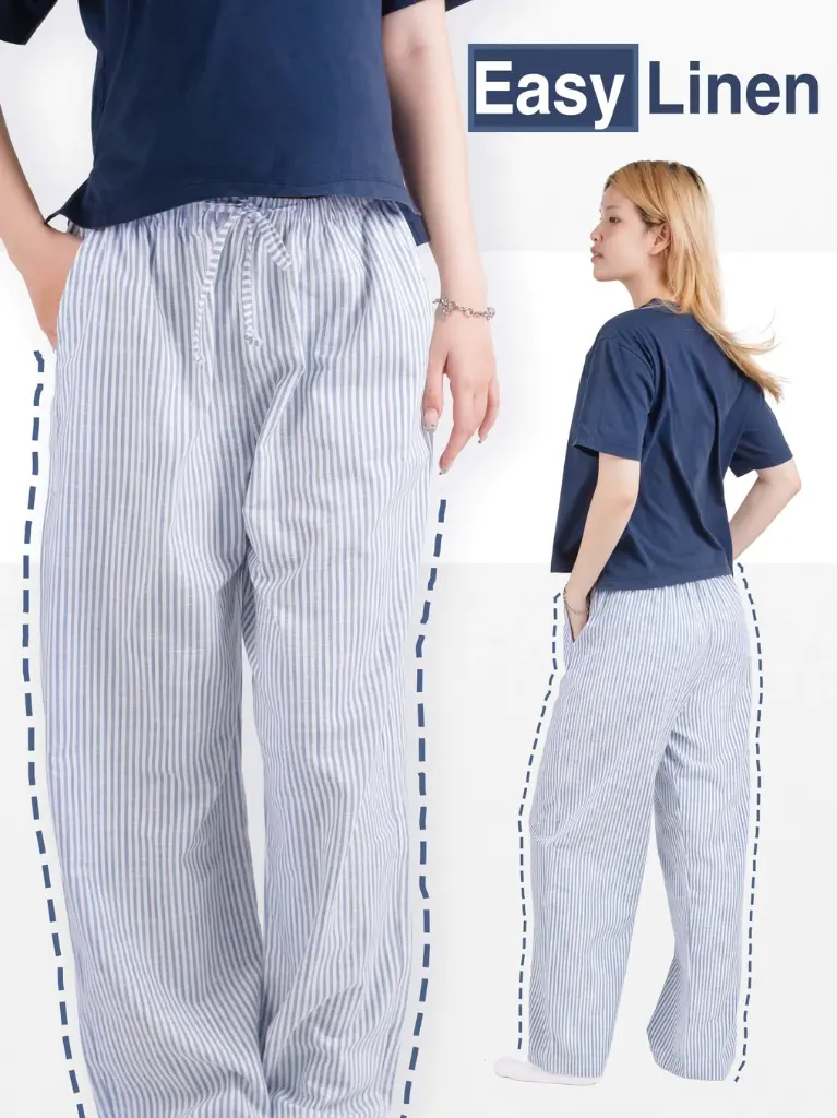 [Cao Cấp] Quần Dài Easy Chất Linen Nhẹ Mềm Thoáng Mát Ống Suông Easyday - QD01